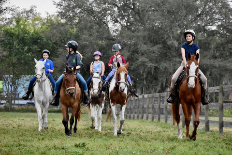 Kids Group Riding
